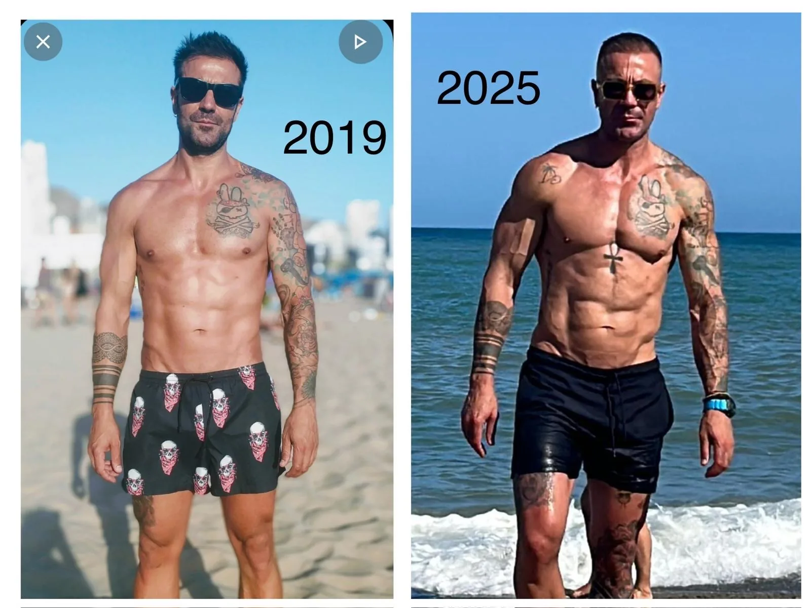 Ganancia de masa muscular. Carlos · 48 años