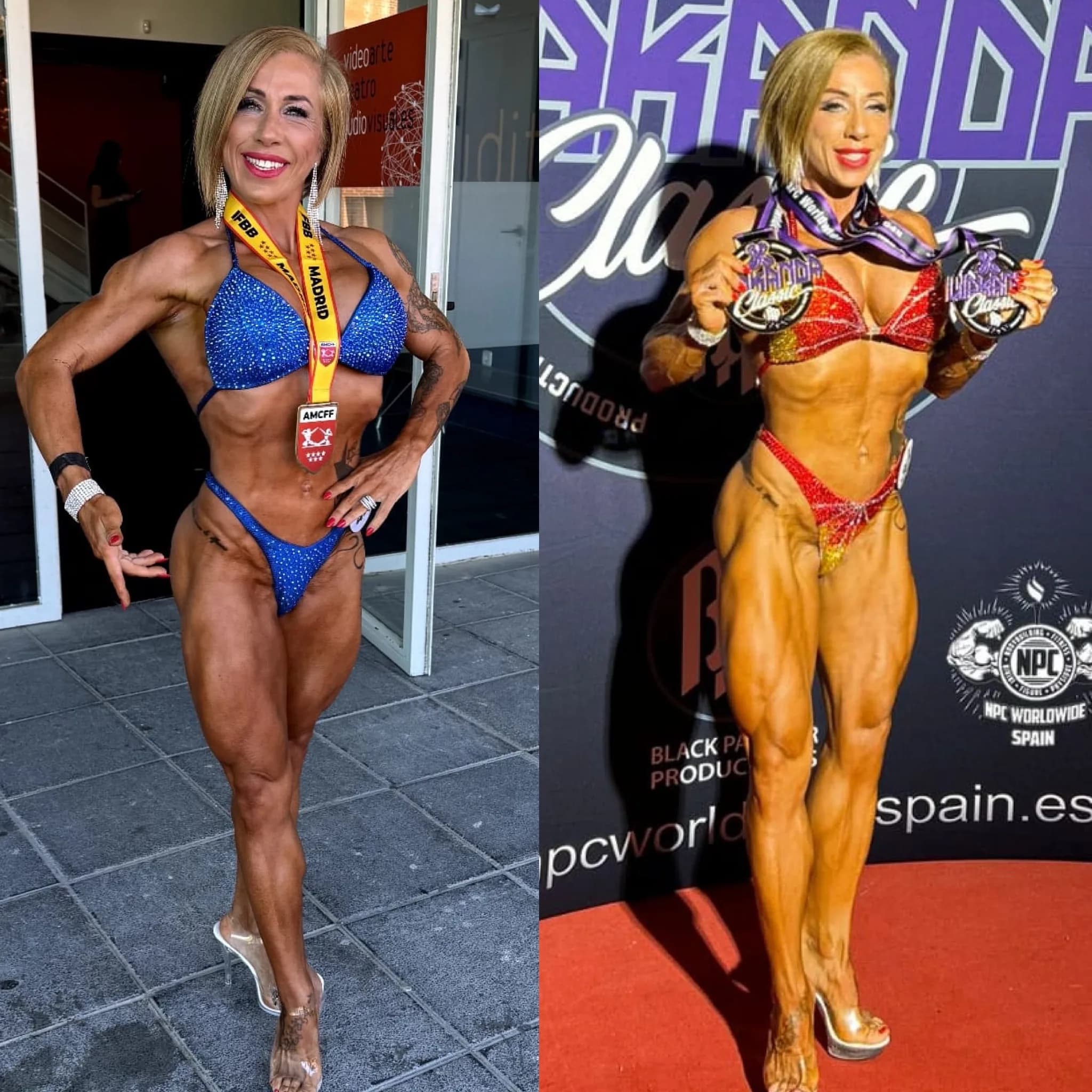 Mejora del rendimiento competitivo. Bea · Competidora de culturismo
