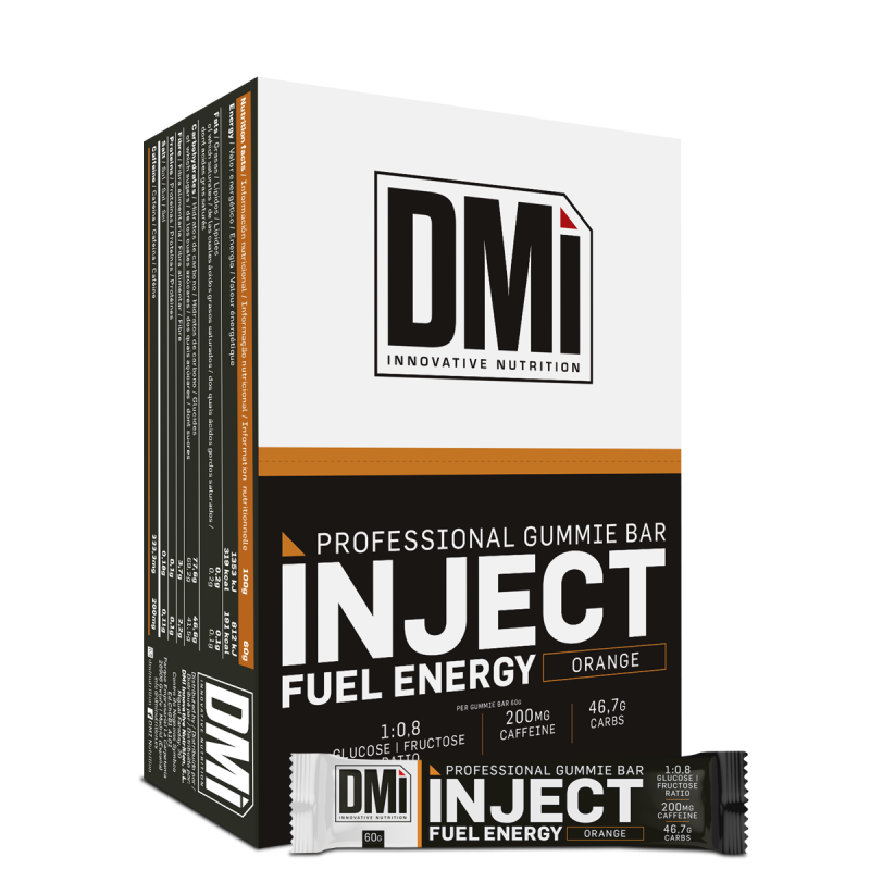 INJECT FUEL ENERGY GUMMIE (200mg Caffeine) Orange