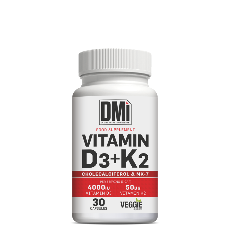 VITAMIN D3 + K2 (4000 IU Vitamin D + 50 µg Vitamin K / cap)